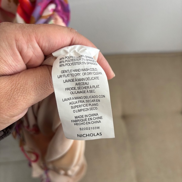 NWT Nicholas Maisie Midi Ruched Stretch Mesh Dress Pink - Size US 4 - Picture 5 of 8